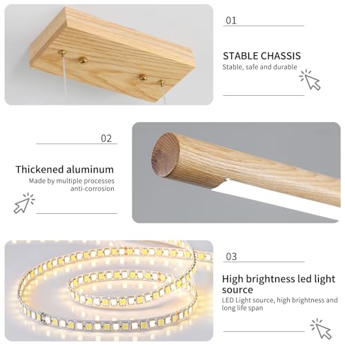 Modern Wooden Pendant Light