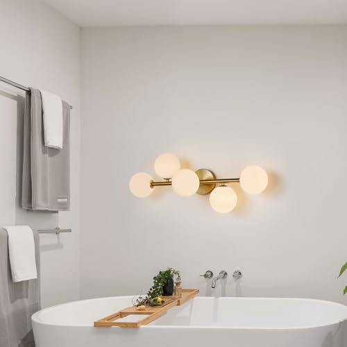 Gold Bathroom Vanity Light Fixtures