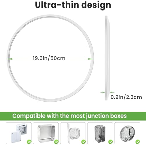 20 inch LED Flush Mount Ceiling Light
