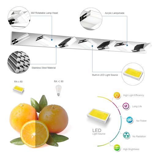 LED Modern Bathroom Vanity Light Fixtures