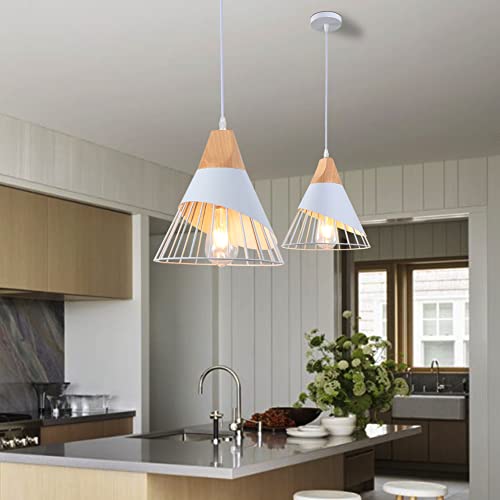 White Pendant Lights Kitchen Island
