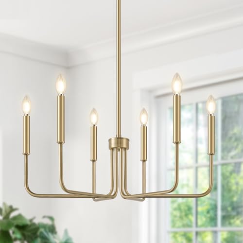 Brass Chandelier (6 Count)