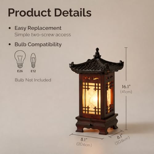 Traditional Korean Wood Lamp