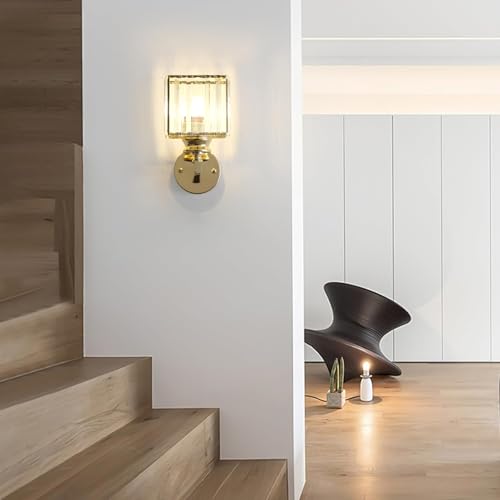 Hardwired Crystal Wall Sconces