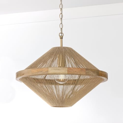 Capital Lighting 252812MA Maya Modern Mango Wood and Hand