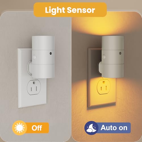 Night Light Dimmable Led Night Lights Plug into Wall (4 Count)