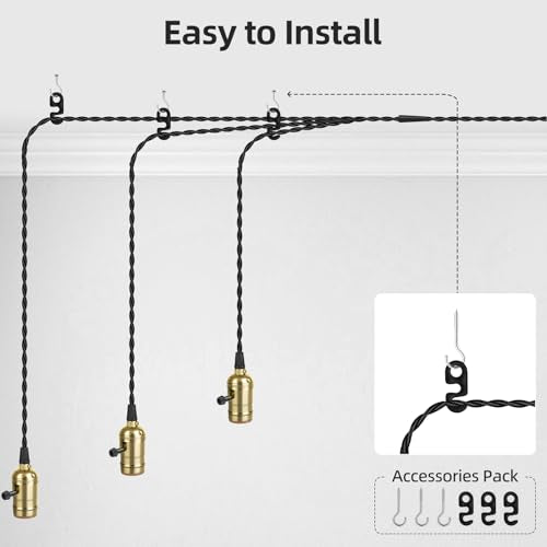 Plug in Pendant Light Cord Kit