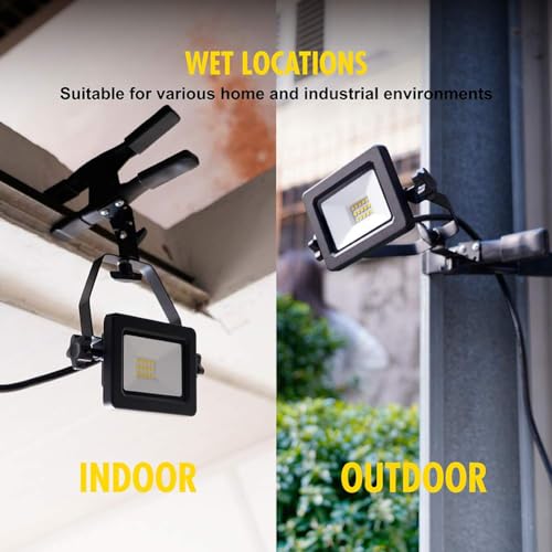 Zone 1200 Lumens LED Clamp Work Light (4 Count)