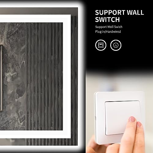 96"X36" LED Bathroom Mirror with Lights
