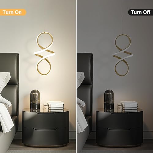 Spiral Kitchen Island Pendant Lights (3 Count)