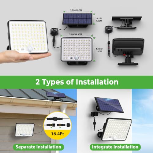 Solar Lights Outdoor 4Pack