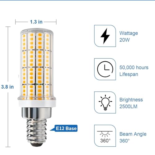 6 Pack LED Light Bulb