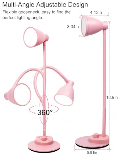 Cute Desk Lamp with USB Charging Port