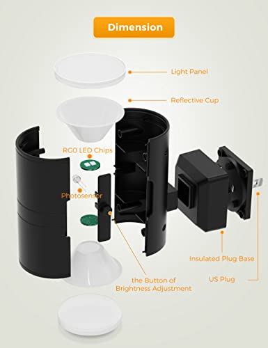 Night Light Amber Nightlight (4 Count)