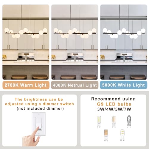 Linear Chandeliers for Dining Room (11 Count)