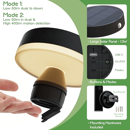 Solar Wall Lights (2 Count)