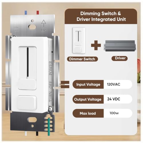 24V 100W Led Dimmer Driver Switch Integrated Unit