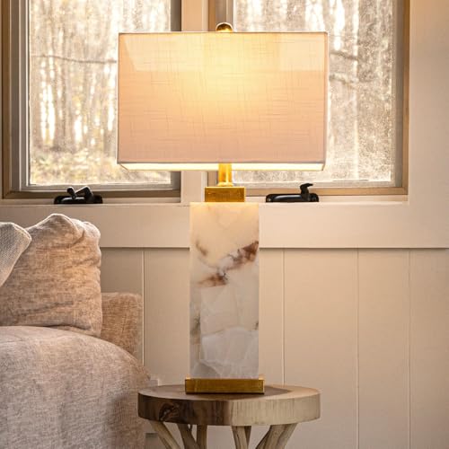 Elizabeth Alabaster Nightlight Lamp 27.5"
