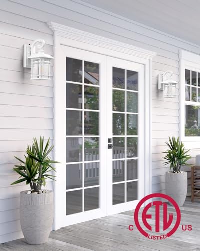 White Outdoor Wall Lights