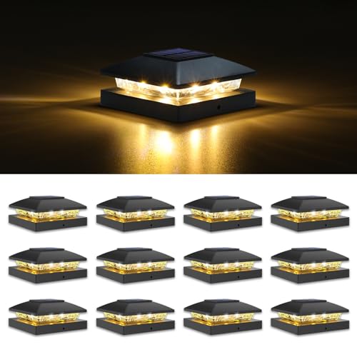 4x4 Solar Post Cap Lights (12 Count)