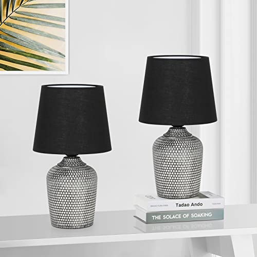11.8’’ Small Table Lamps Set of 2 for Bedroom Kid’s Room Home Office (2 Count)