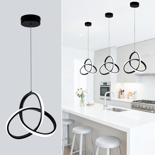 Modern Spiral LED Pendant Light Kitchen Island 4000K 1