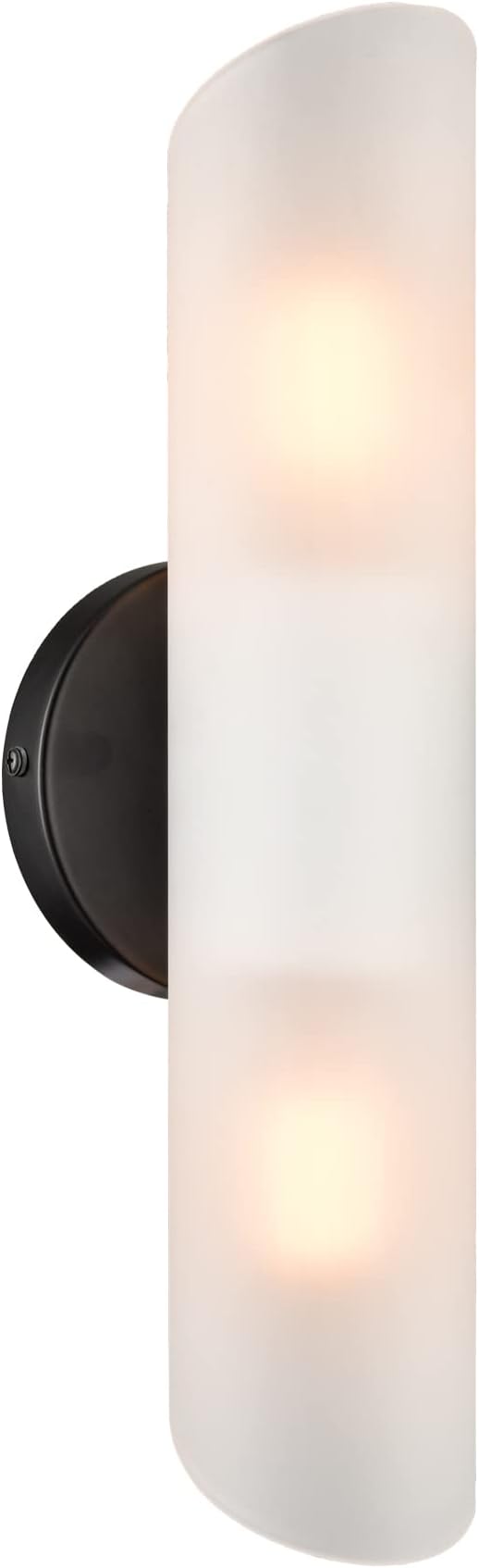 DAYCENT Modern Farmhouse Black Bathroom Light Fixtures Wall Sconces Set of Two Cylinder Sconce Lighting - Aura Lighting