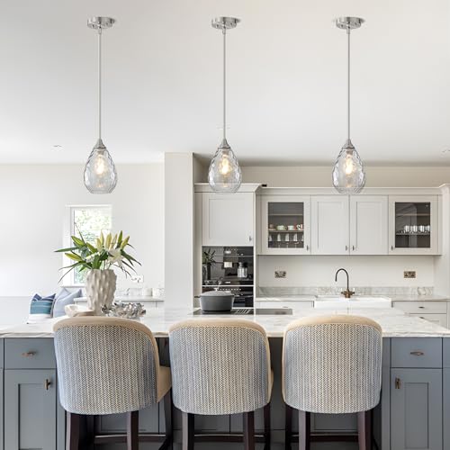 Glass Pendant Lights Kitchen Island