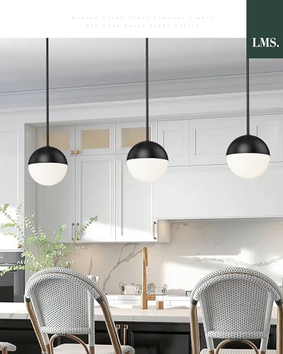 8 inch Black Pendant Lights Kitchen Island