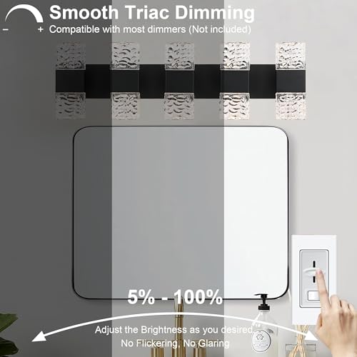 30.3 in LED Bathroom Lighting Fixtures Over Mirror 40W