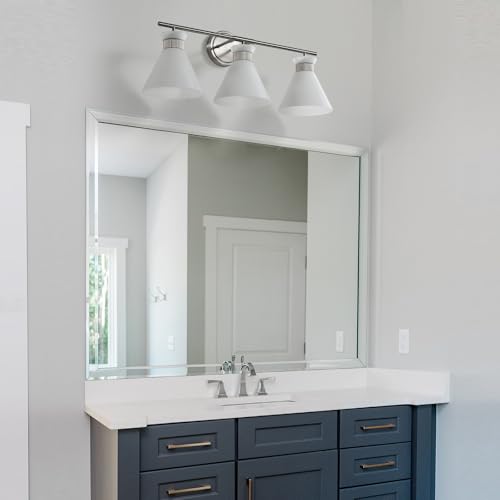 Nickel Bathroom Vanity Light Fixtures