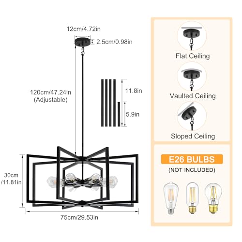 29.5” Chandeliers for Dining Room
