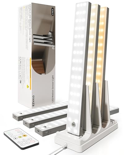 13inch Under Cabinet Lighting with Charging Station (6 Count)