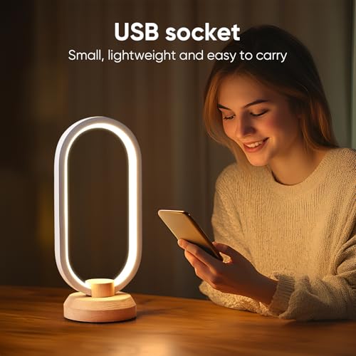 Modern Desk lamp LED Wood Table Lamp