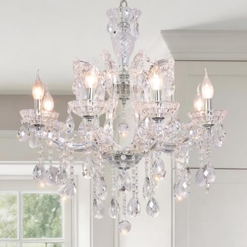8 Light Maria Theresa Crystal Chandelier