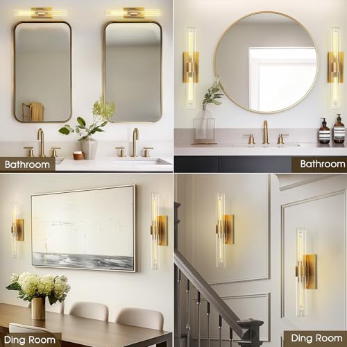 Brass Bathroom Vanity Wall Sconces