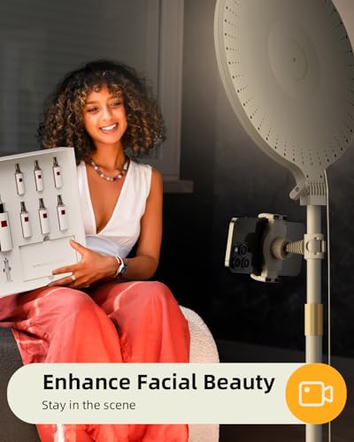 10.5" Ring Light with Stand and Phone Holder
