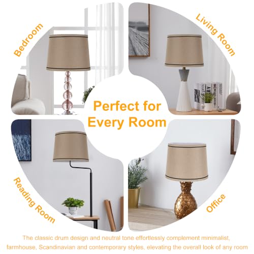 Empire Lamp Shades Set of 2 (Light Coffee)