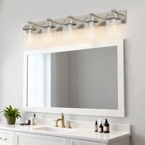 Brushed Nickel Bathroom Light Fixtures