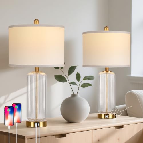 Modern 27" Touch Table Lamp Set of 2 (2 Count)