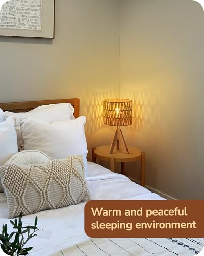 Rattan Small Table Lamp