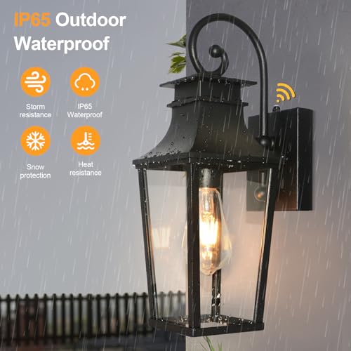 ALVIME Dusk to Dawn Outdoor Wall Lighting