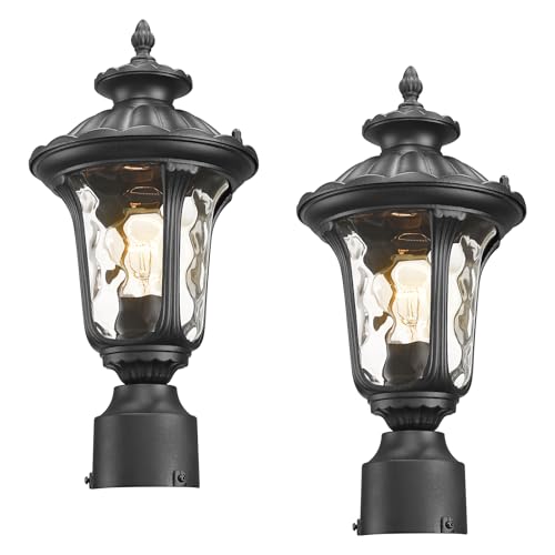 Outdoor Post Lights Fixtures Lamp Post Light (2 Count)