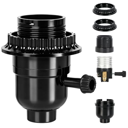 Light Socket UL Listed E26 Lamp Socket Replacement with Switch