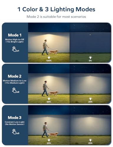 Solar Fence Lights Outdoor with Motion Sensor 12 Pack Warm White Fence Lights Solar Powered 3 Modes IP65 Waterproof Dusk to Dawn Outdoor Lights for Patio Deck Wall Backyard Garden Decorative (12 Count)