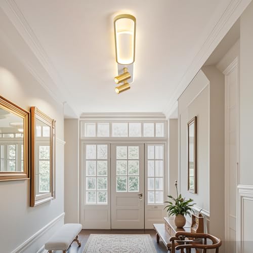 47.2inch Modern LED Ceiling Light 60w Gold Linear Ceiling Lights