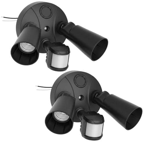 2 Pack Motion Sensor Outdoor Lights (2 Count)