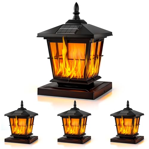 Solar Post Cap Light 4pack (4 Count)