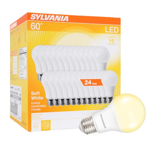 Sylvania LED A19 Light Bulb (24 Count)