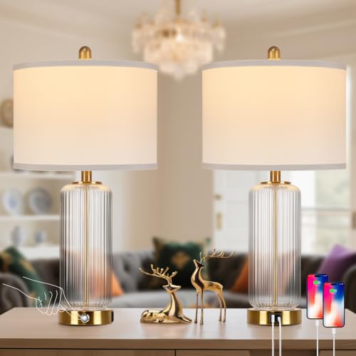 Modern 27" Touch Table Lamp Set of 2 (2 Count)